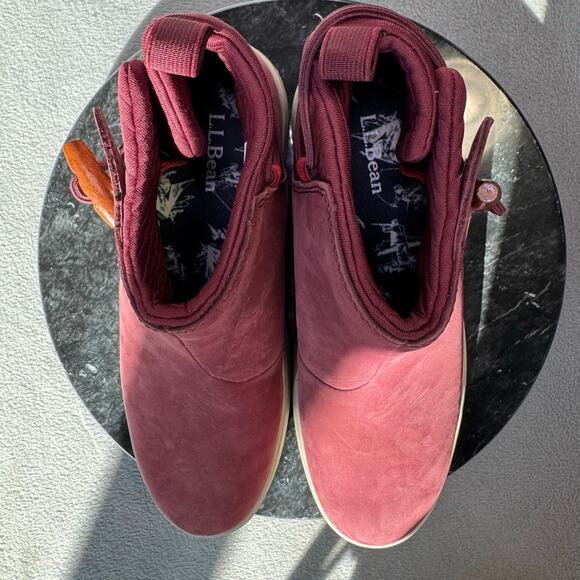 L.L.Bean Mountainside Toggle
Boots Red Nubuck Leather Women’s Size 7 US - Picture 6 of 8
